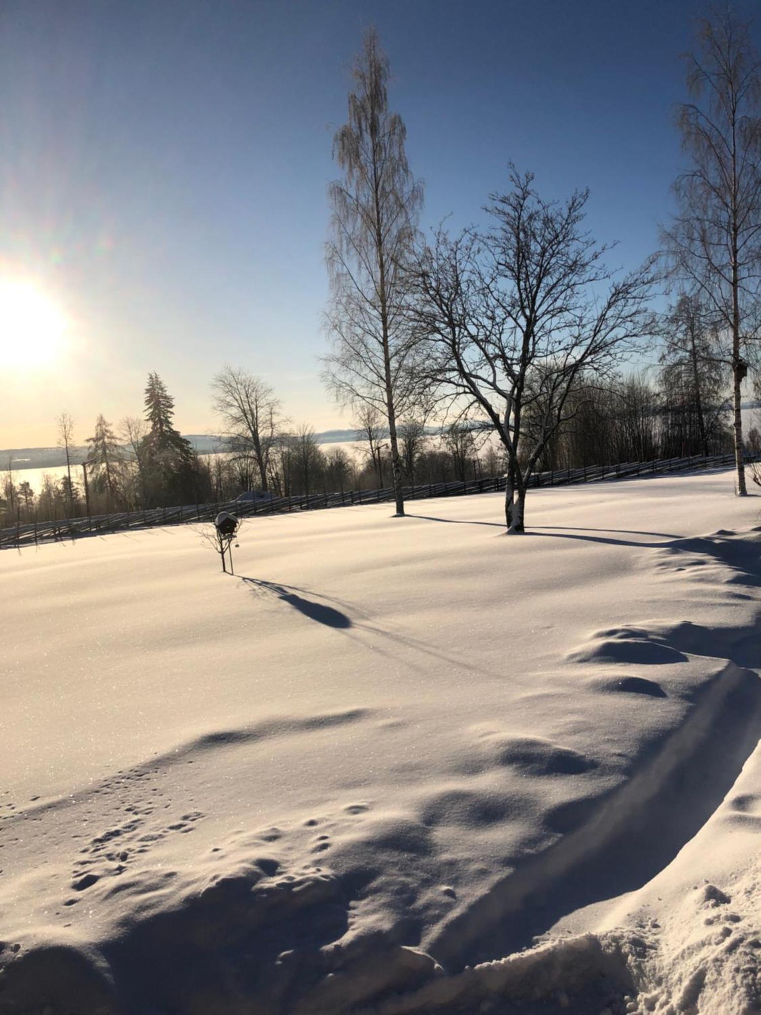 Mysigt Boende I Raettvik Med Utsikt Oever Siljan Екстериор снимка
